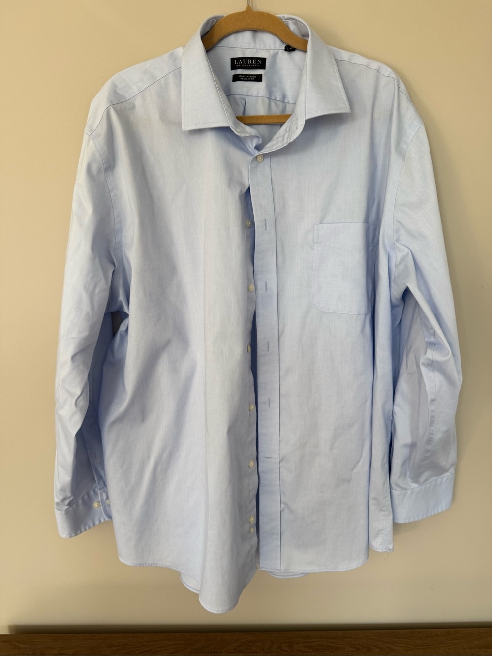 Ralph Lauren Light Blue Men's Dress Shirt - Classic Button-Down